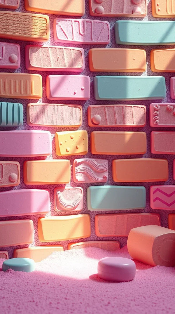 3D Brick Kids Room Ideas Girl