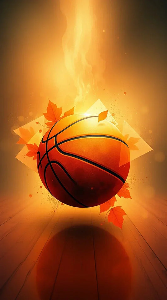 4K Nike basketball wallpaper with a player in action.