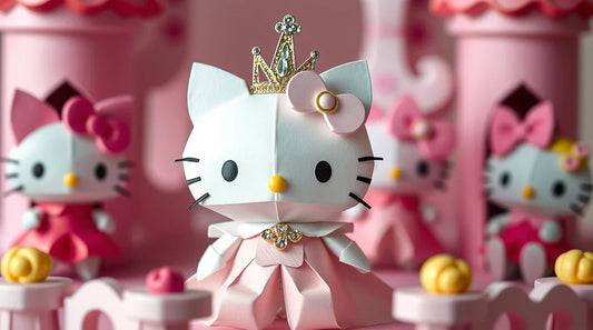 4K pink Hello Kitty background