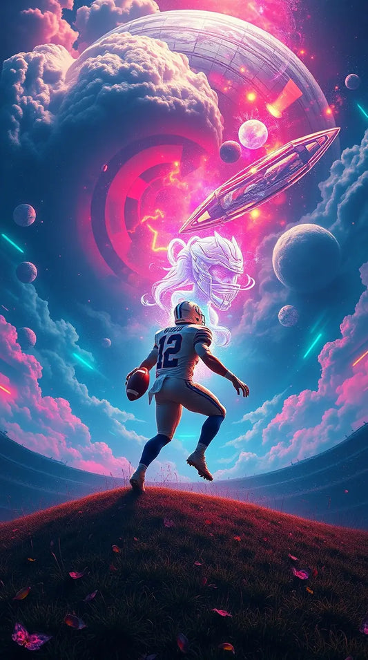 4K US football wallpaper for iPhone backgrounds.