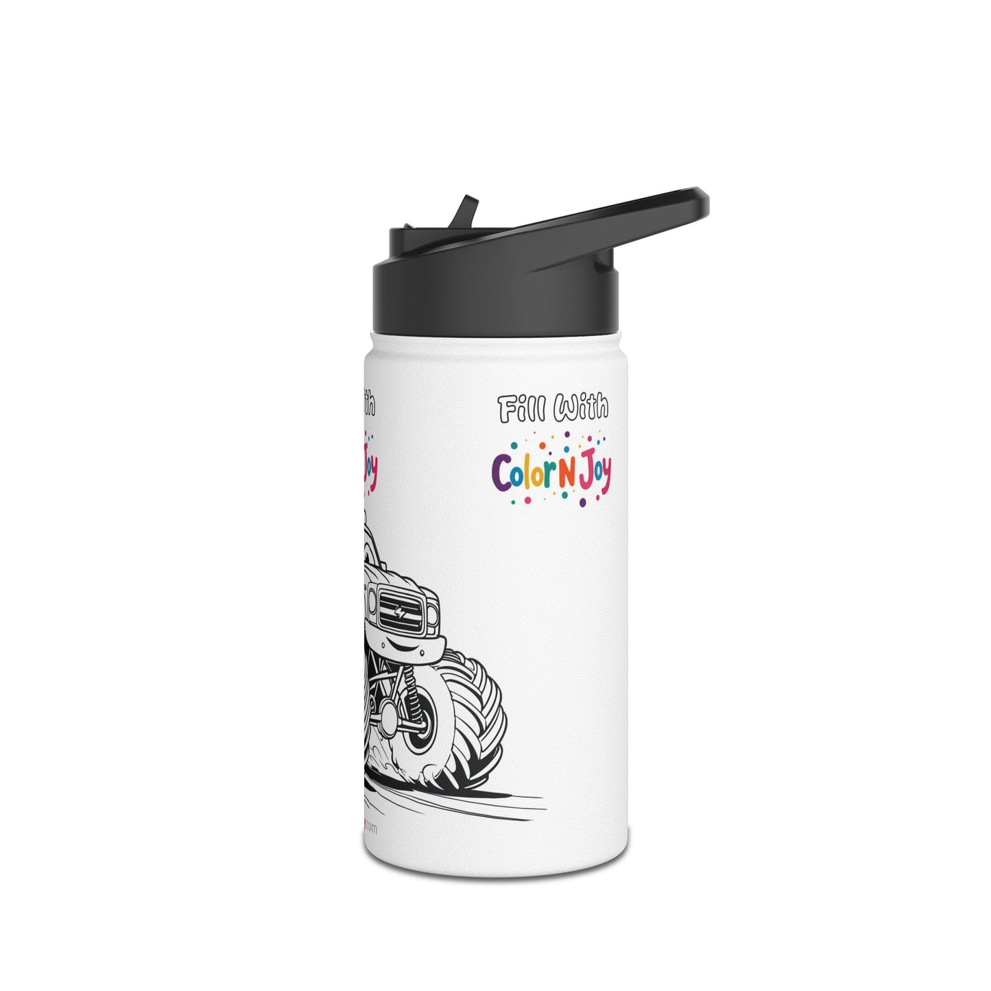 Blaze Coloring Water Bottle | Eco-Friendly Stainless Steel | Blaze Monster Machine Coloring Pages Free Download