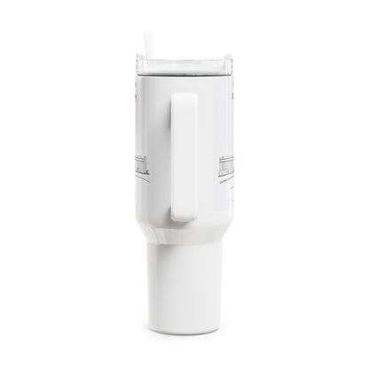 Team Victory Football Tumbler – 4 Kids Playing with Colorful Symbols | 40oz