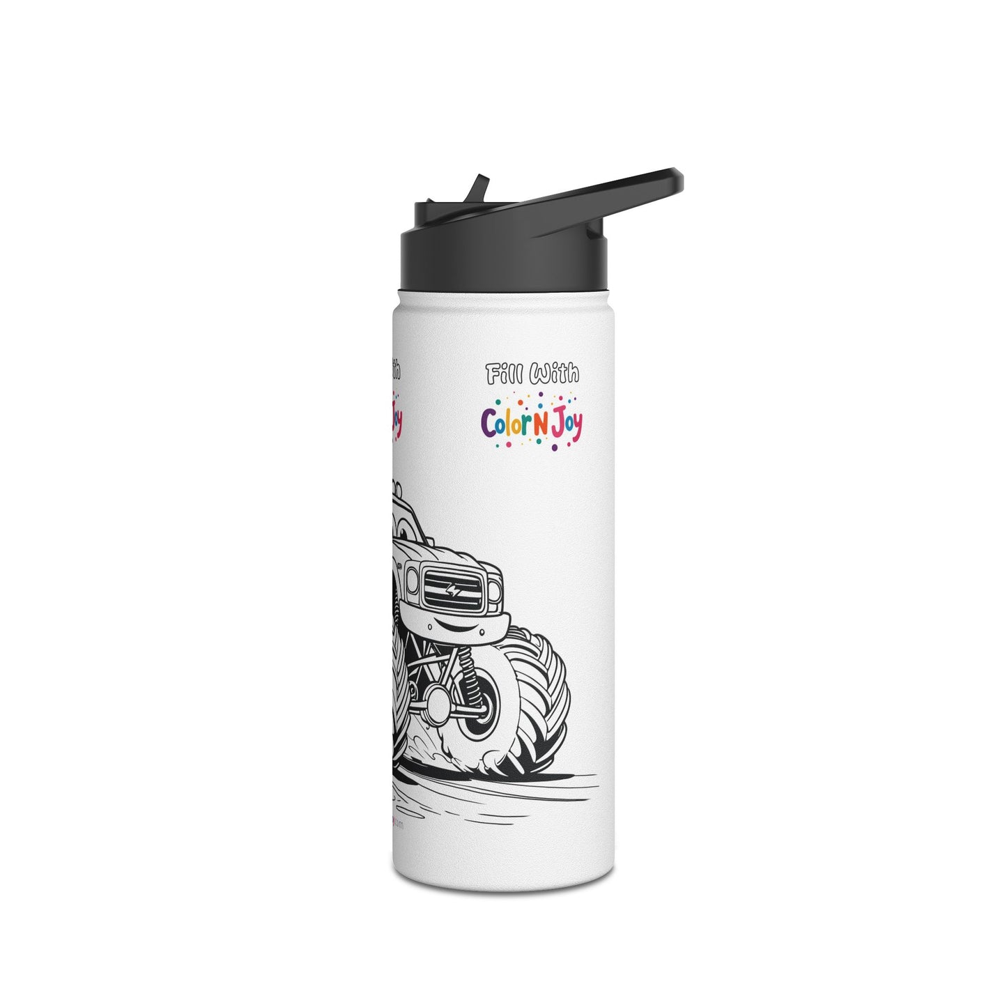 Blaze Coloring Water Bottle | Eco-Friendly Stainless Steel | Blaze Monster Machine Coloring Pages Free Download