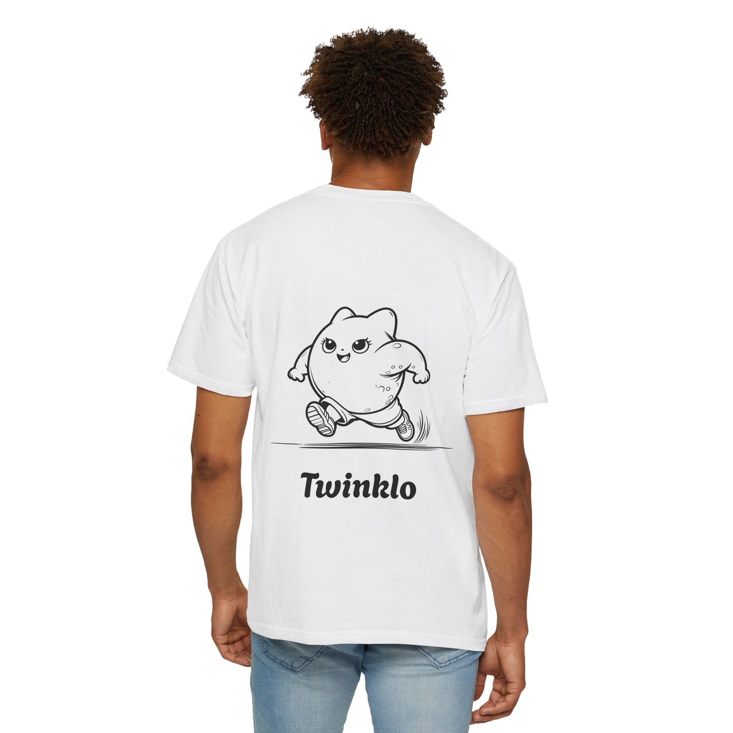 Twinklo Cartoon T-Shirt – Fun Graphic Tee for Kids & Men | Unisex Birthday Gift | Wide Collar