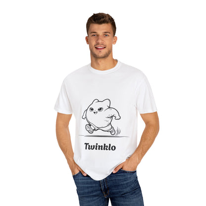 Twinklo Cartoon T-Shirt – Fun Graphic Tee for Kids & Men | Unisex Birthday Gift | Wide Collar