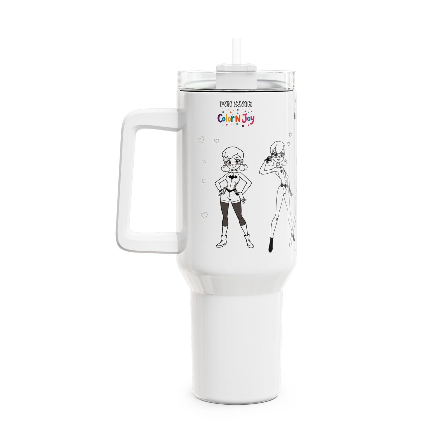 Lucky Ladybug Crew Tumbler – 3 Cartoon Characters | Kids Travel Mug