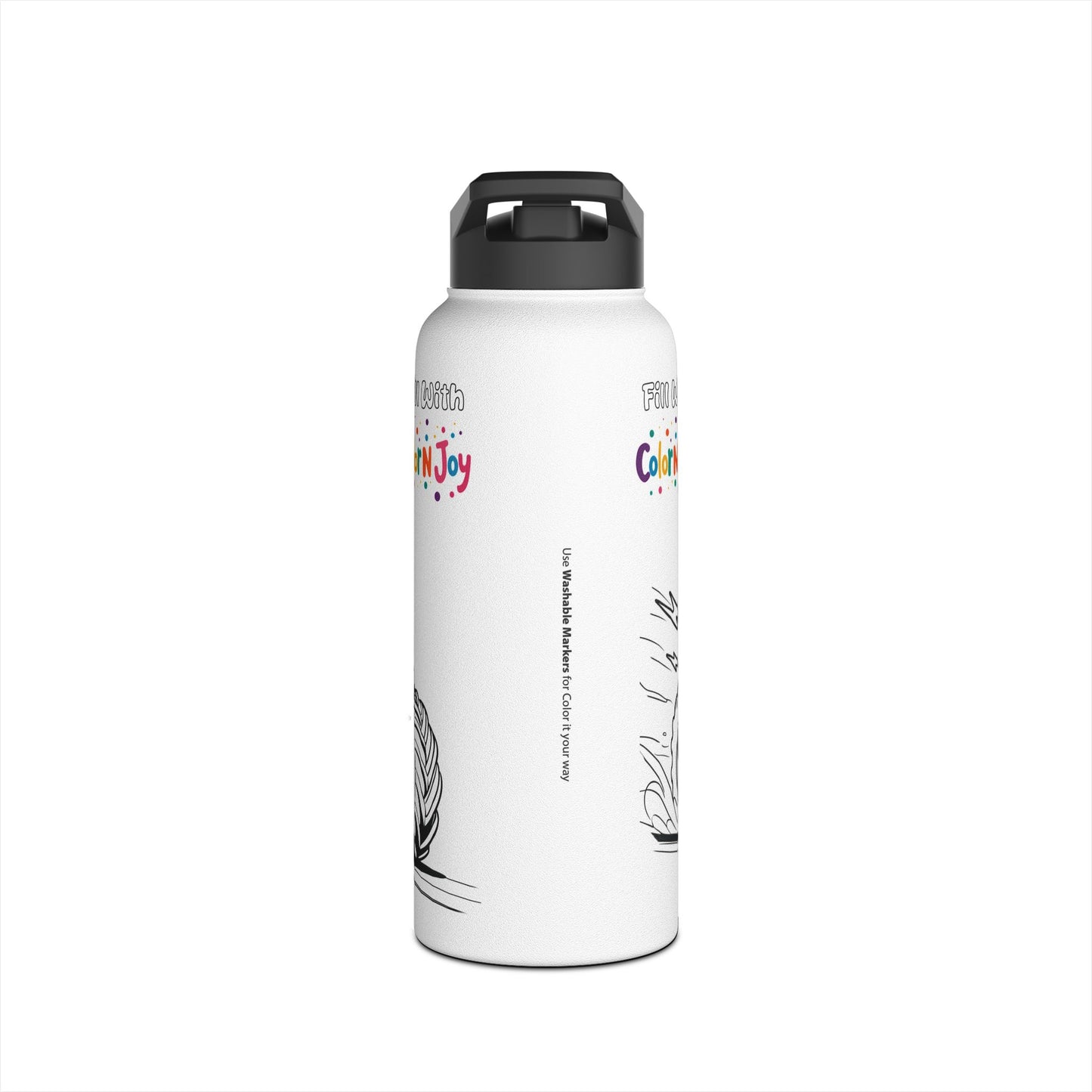 Blaze Coloring Water Bottle | Eco-Friendly Stainless Steel | Blaze Monster Machine Coloring Pages Free Download