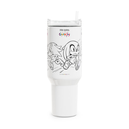 Retro Adventure Team Tumbler – Jump Master & Builder Buddy | Kids Gift