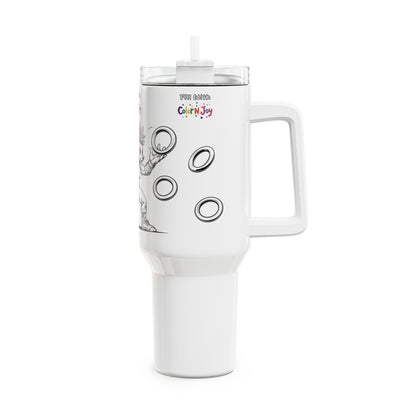 Mystic Sprite & Brawler Buddy Tumbler – Fantasy Character Travel Mug